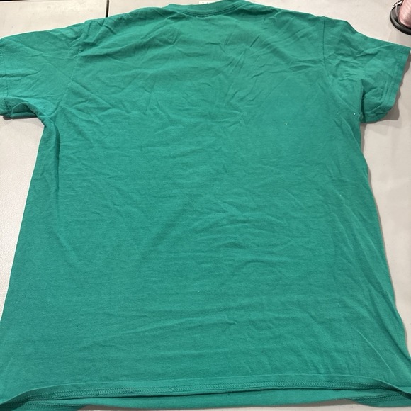 Vintage Unisex The Harvard Shop Graphic T Shirt  Sz Medium Shamrock Green HTF - Picture 5 of 9